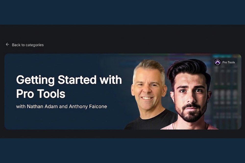 The LANDR Courses page for Getting Started with Pro Tools