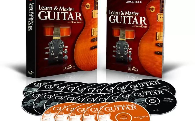 Gibson's Learn & Master Guitar boxed course with DVDs and lesson book