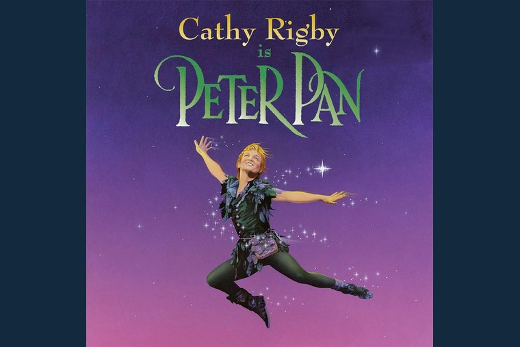 Playbill artwork for Cathy Rigby is Peter Pan