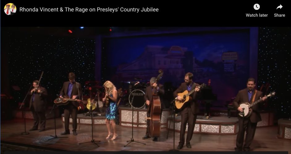 Rhonda Vincent & The Rage performing on Presleys' Country Jubilee