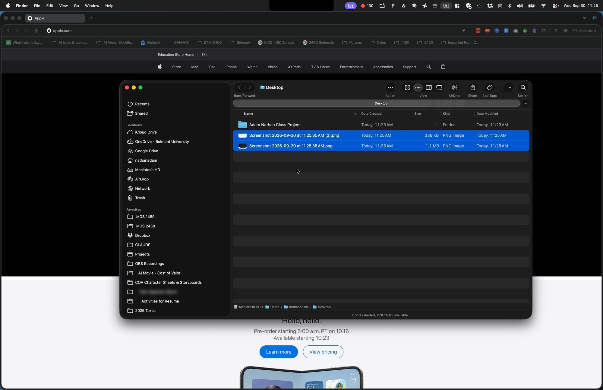 Screenshot for step 27: Select Multiple Files