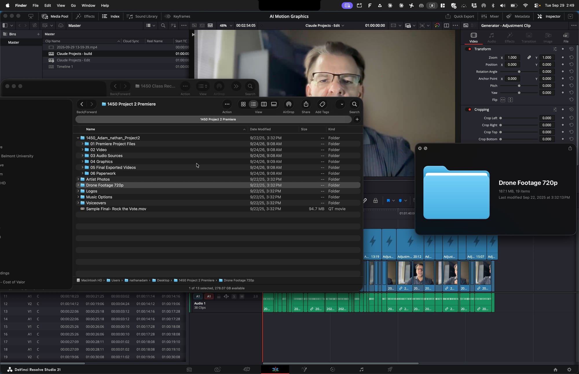 Screenshot for step 9: Move Between Folders