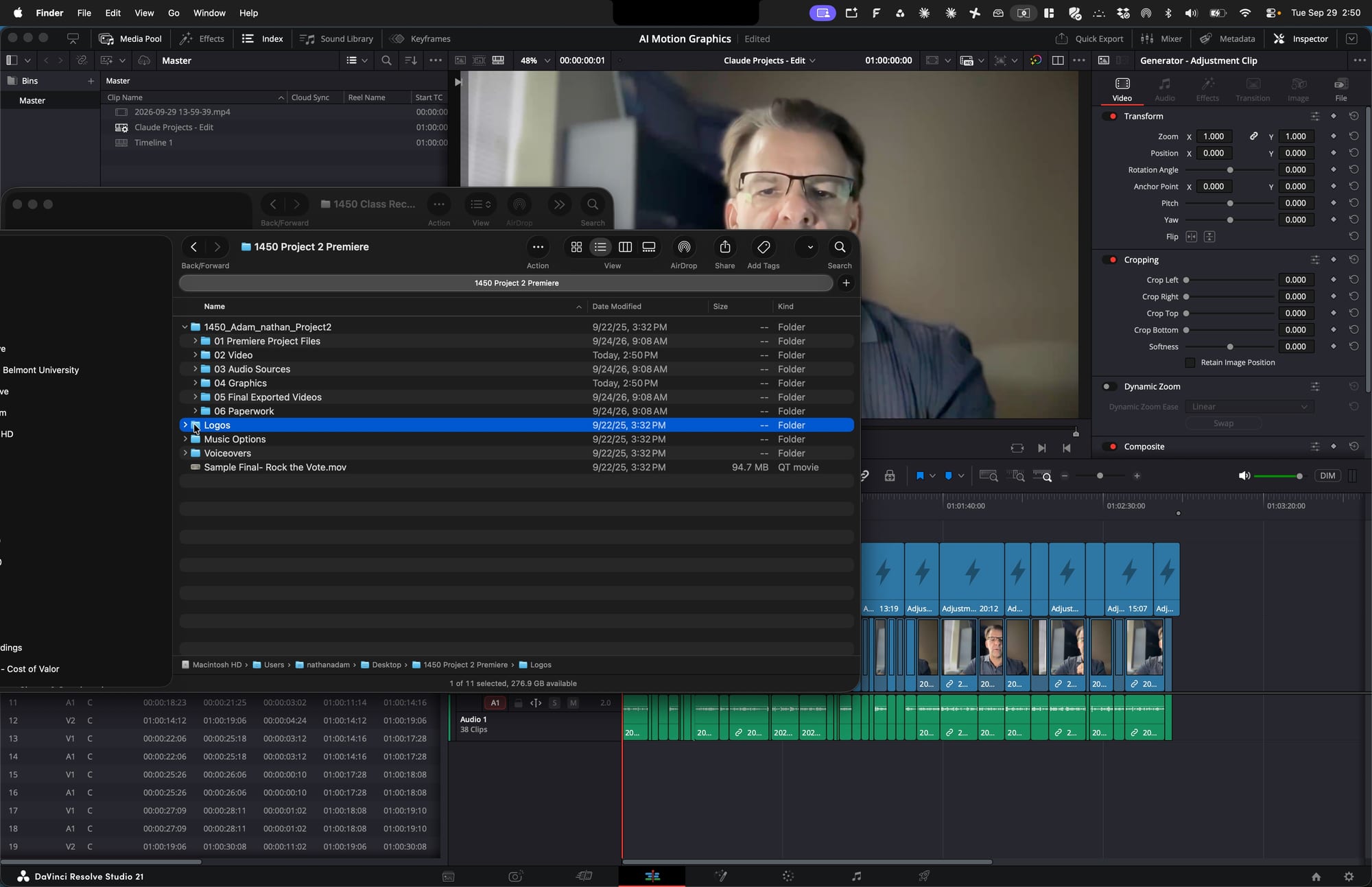 Screenshot for step 13: Move Logos to Graphics