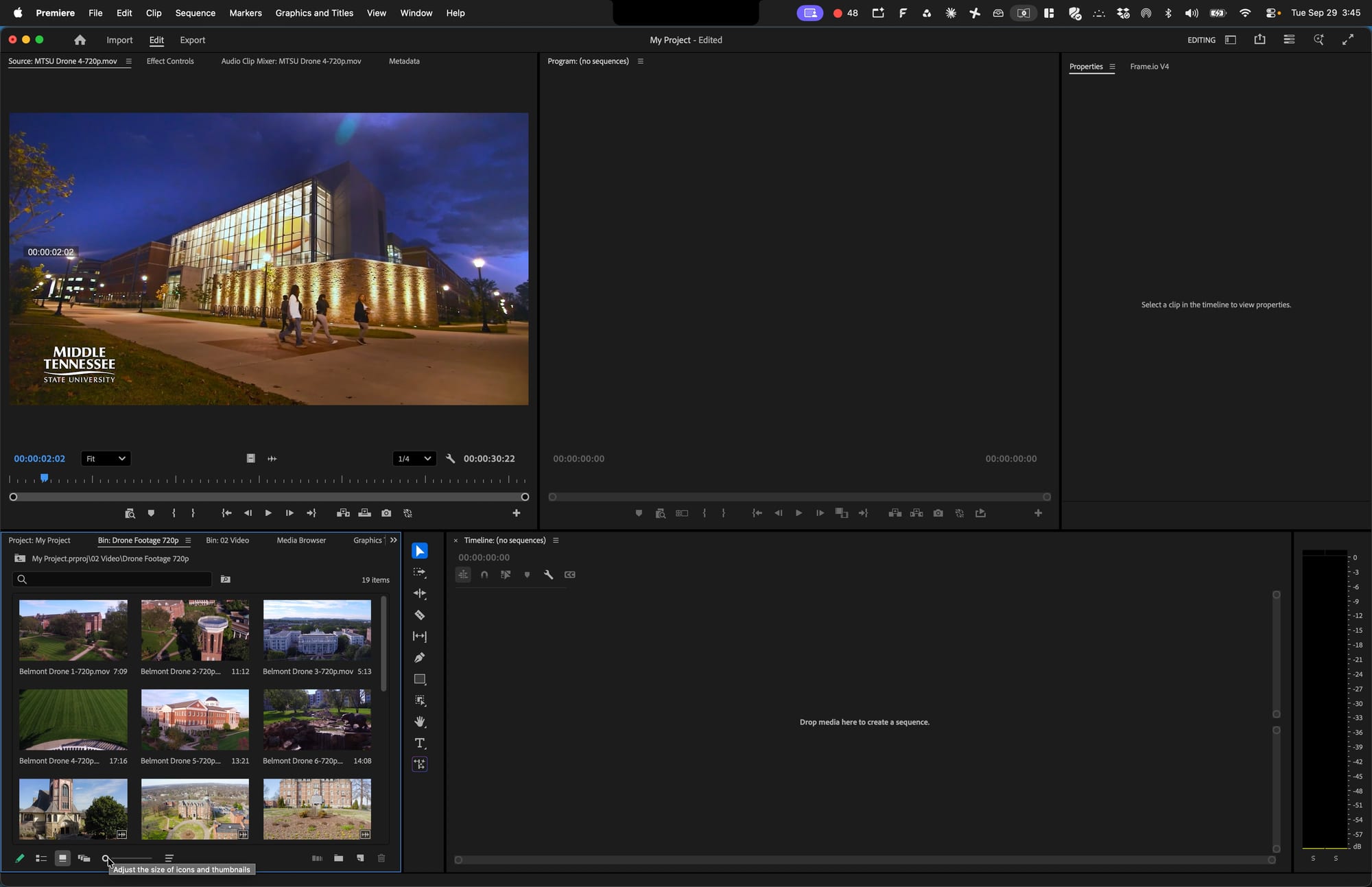 Screenshot for step 14: Resize the Thumbnails