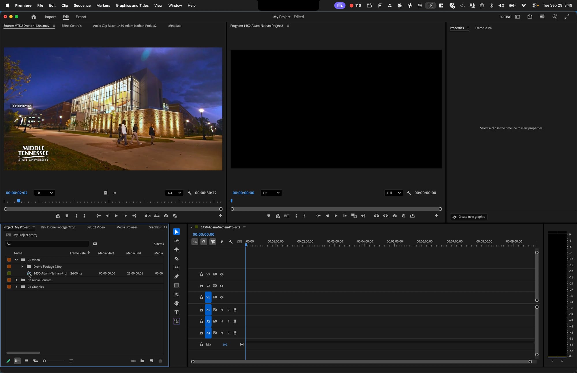 Screenshot for step 26: Keep the Sequence at the Top Level